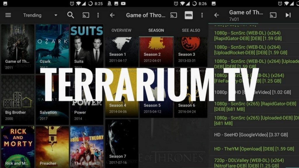 Как работает приложение Terrarium TV?