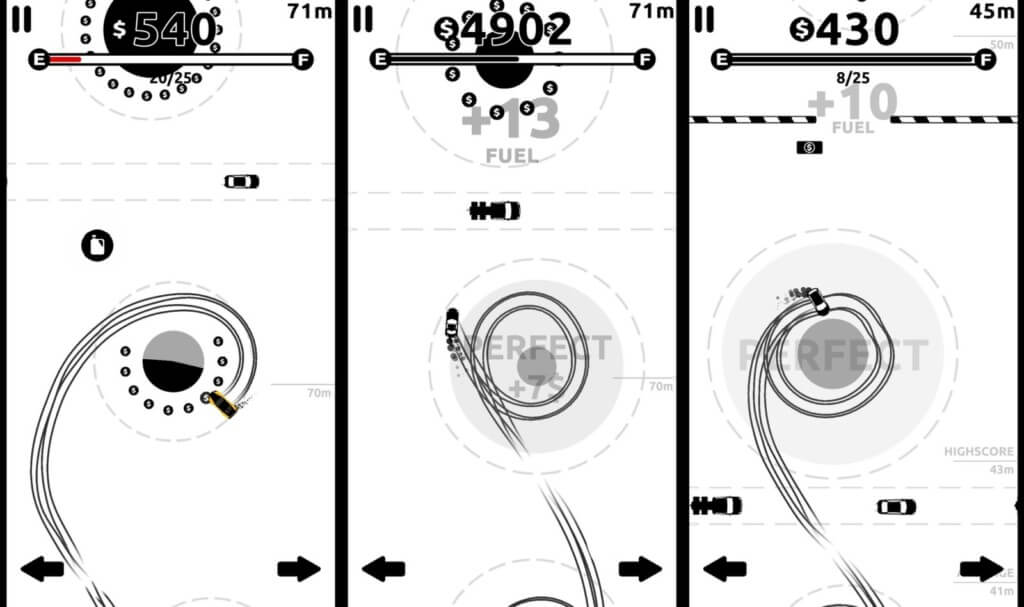 Donuts Drift - графика в стиле Voodoo
