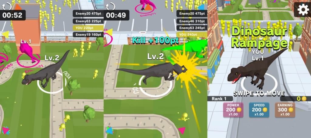 Советы и хитрости в Dinosaur Rampage