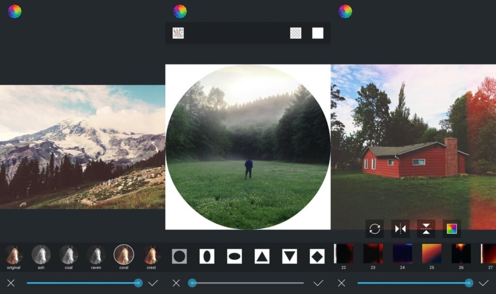Создавайте собственные фильтры в Afterlight на андроид