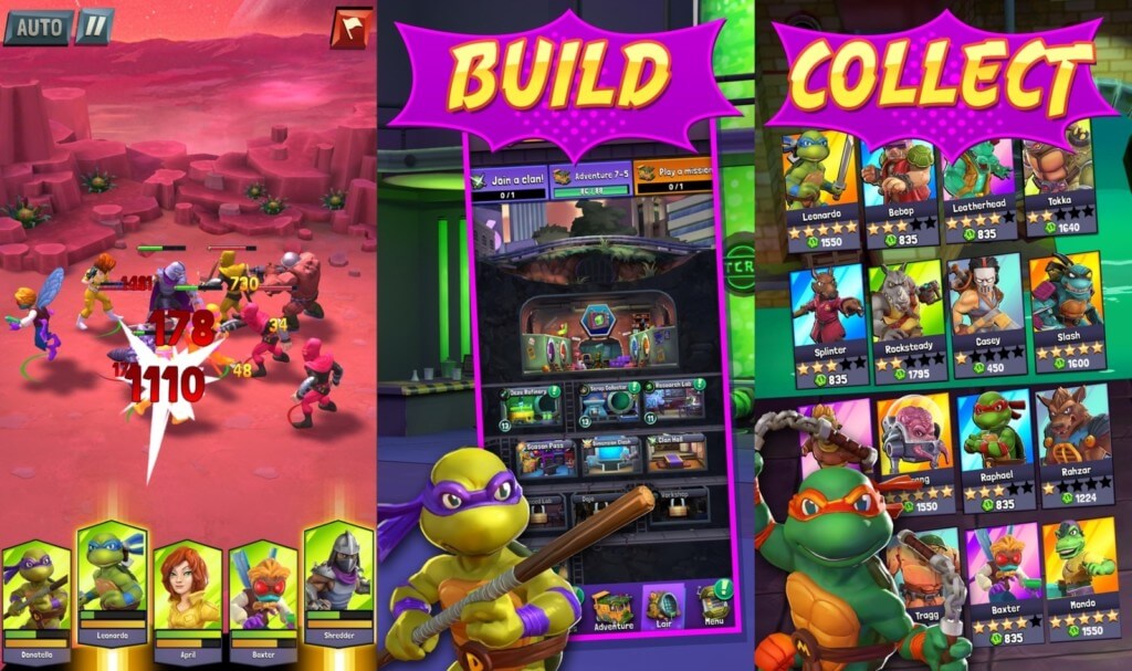 Миссии в TMNT Mutant Madness