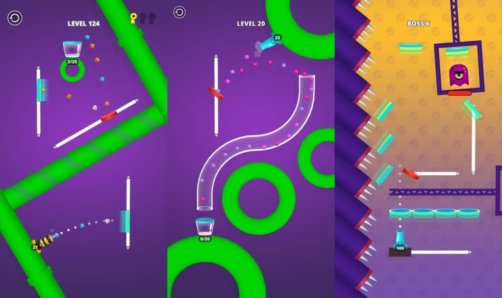 Сражения с боссами в игре Cannon Shot!