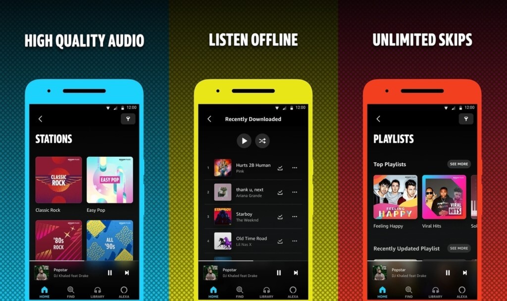 Некоторые ограничения в Amazon Music