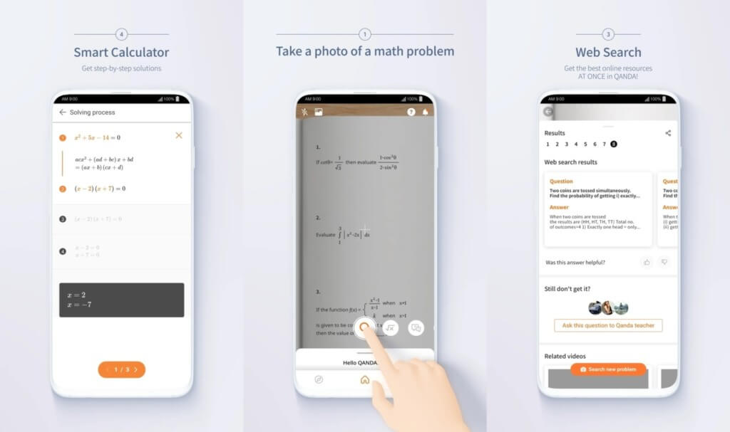 Занятия с учителями в приложении QANDA