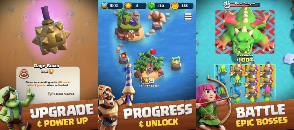 Графика в игре Clash Quest