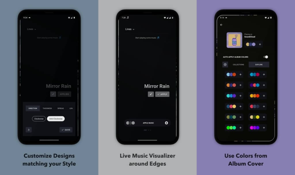 Отобразите нужную информацию на главном экране в приложении Muviz Edge