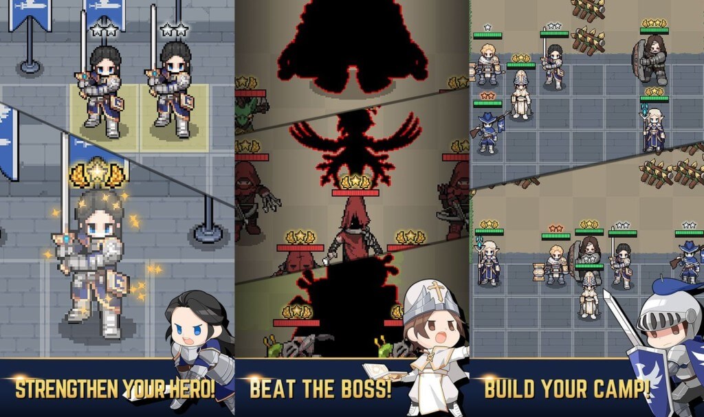 King God Castle - враги заставляют вас двигаться и улучшаться