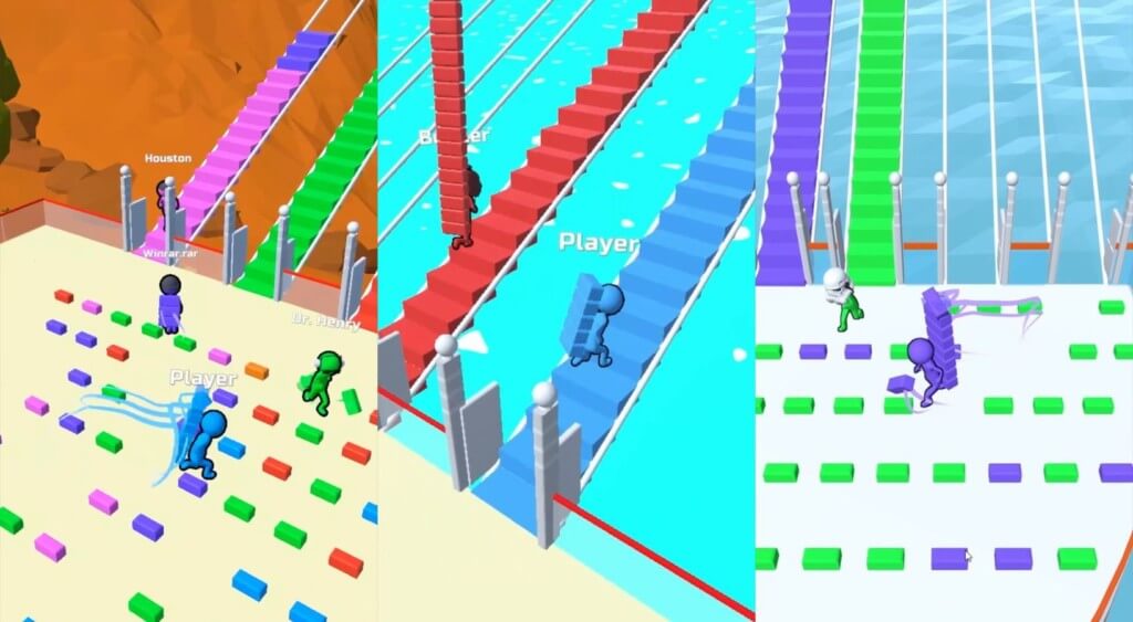 Скриншот Bridge Race