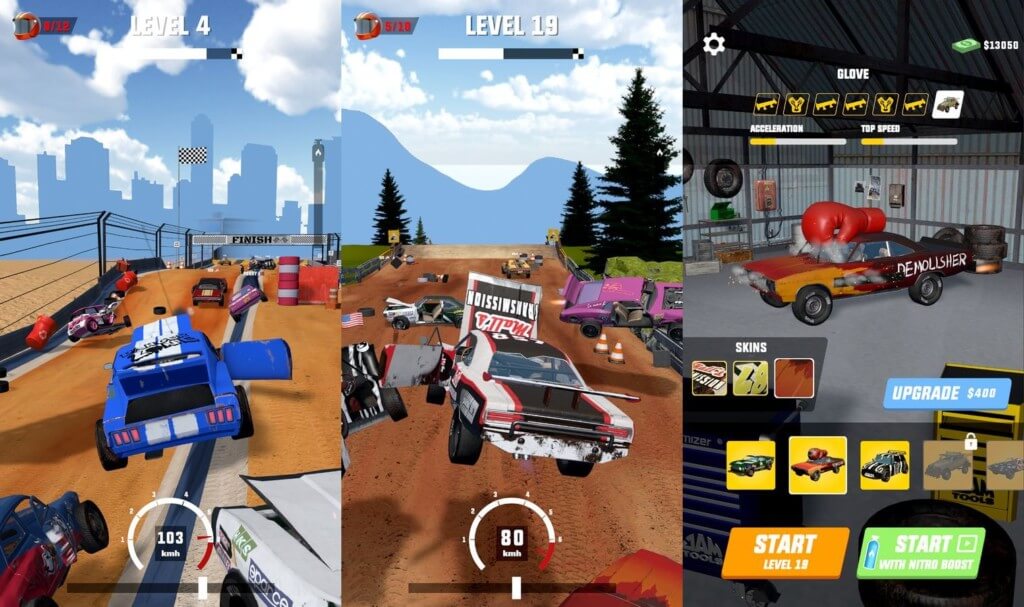 Графика и звук в игре Mad Racing 3D