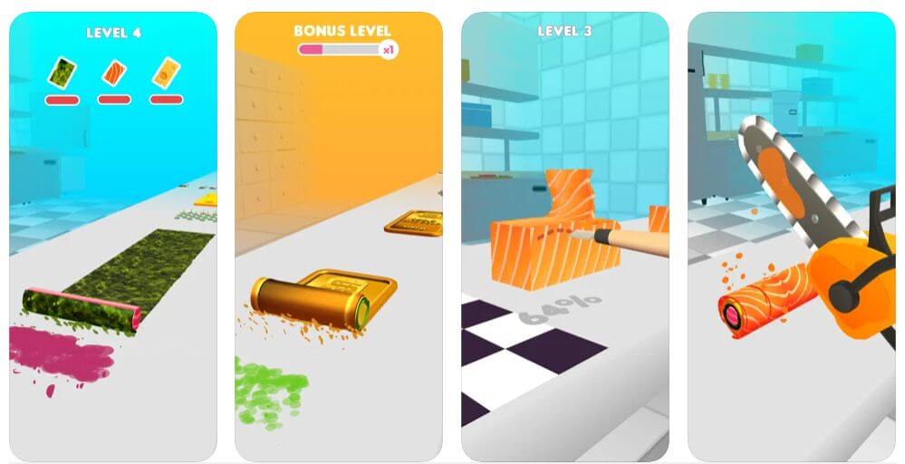 Улучшите интерьер вашего ресторана в игре Sushi Roll 3D