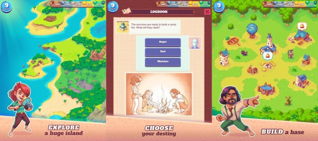 Графика и звук в игре Tinker Island 2