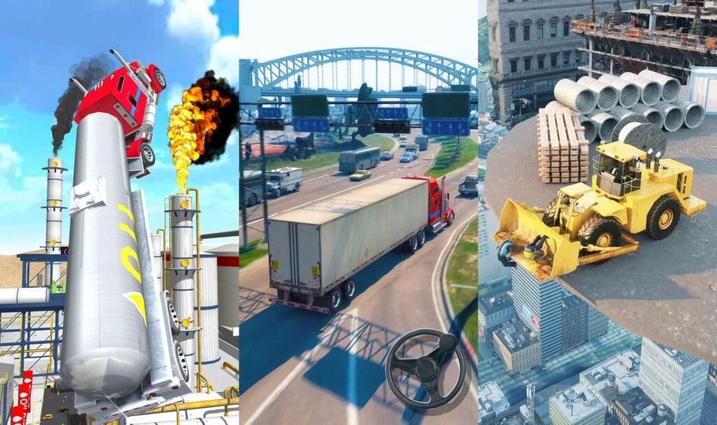 Графика и звук в игре Construction Ramp Jumping