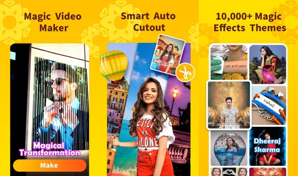 Готовые шаблоны в приложении Noizz