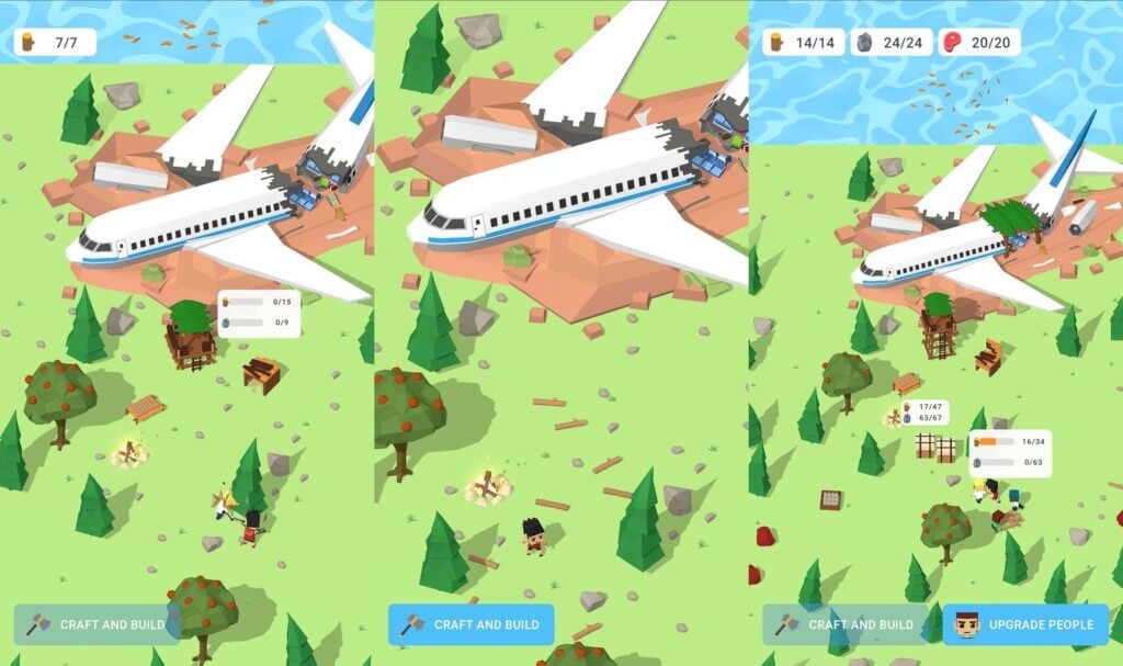 Выбери свою стратегию выживания в игре Isle Builder