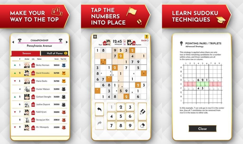 Графика и звук в Monopoly Sudoku