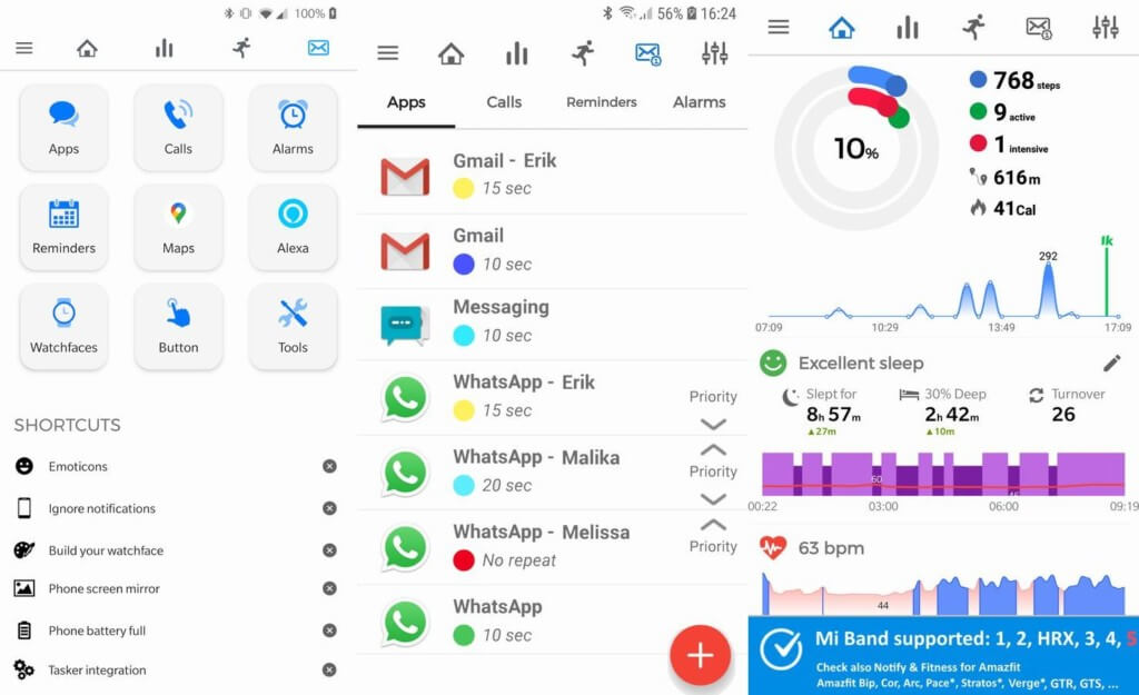 Создайте свой собственный дизайн с помощью Notify for Mi Band