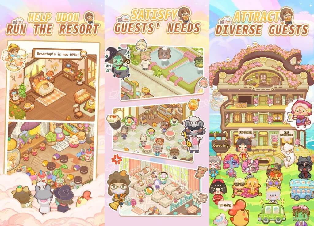 Графика и звук в игре Resortopia