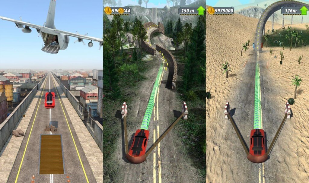 Графика и звук в Slingshot Stunt Driver & Sport