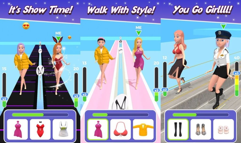 Обновите свою героиню в игре Catwalk Beauty