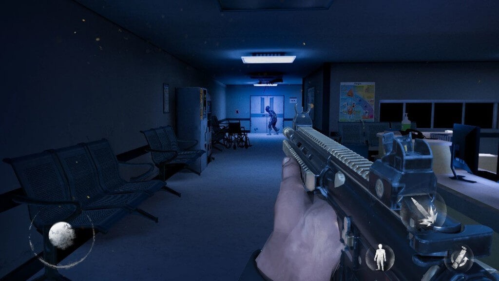 Тщательно ищите страшные больничные палаты и офисы в игре Endless Nightmare: Hospital