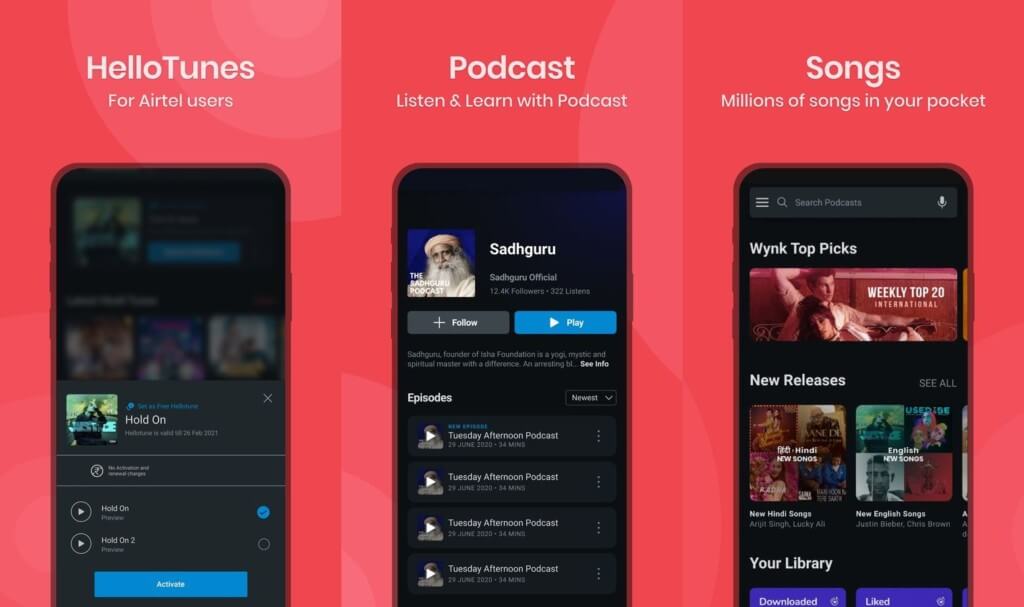 Wynk Music - найдите музыку, которая вам нравится