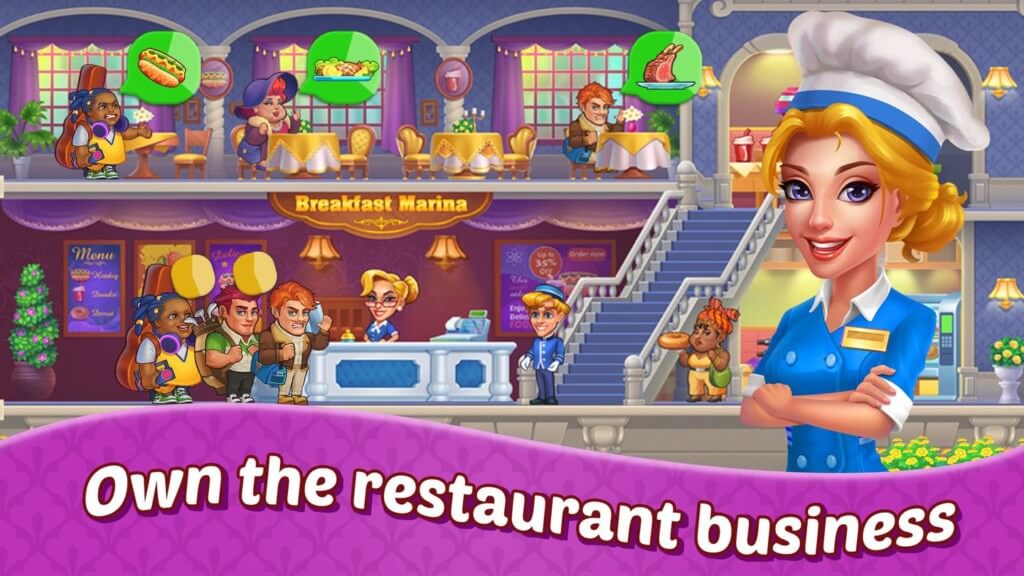 Dream Restaurant - много сложных уровней