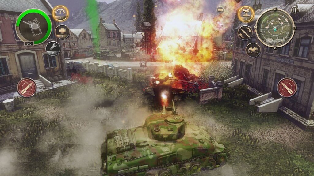 Игровая механика в игре Infinite Tanks WW2