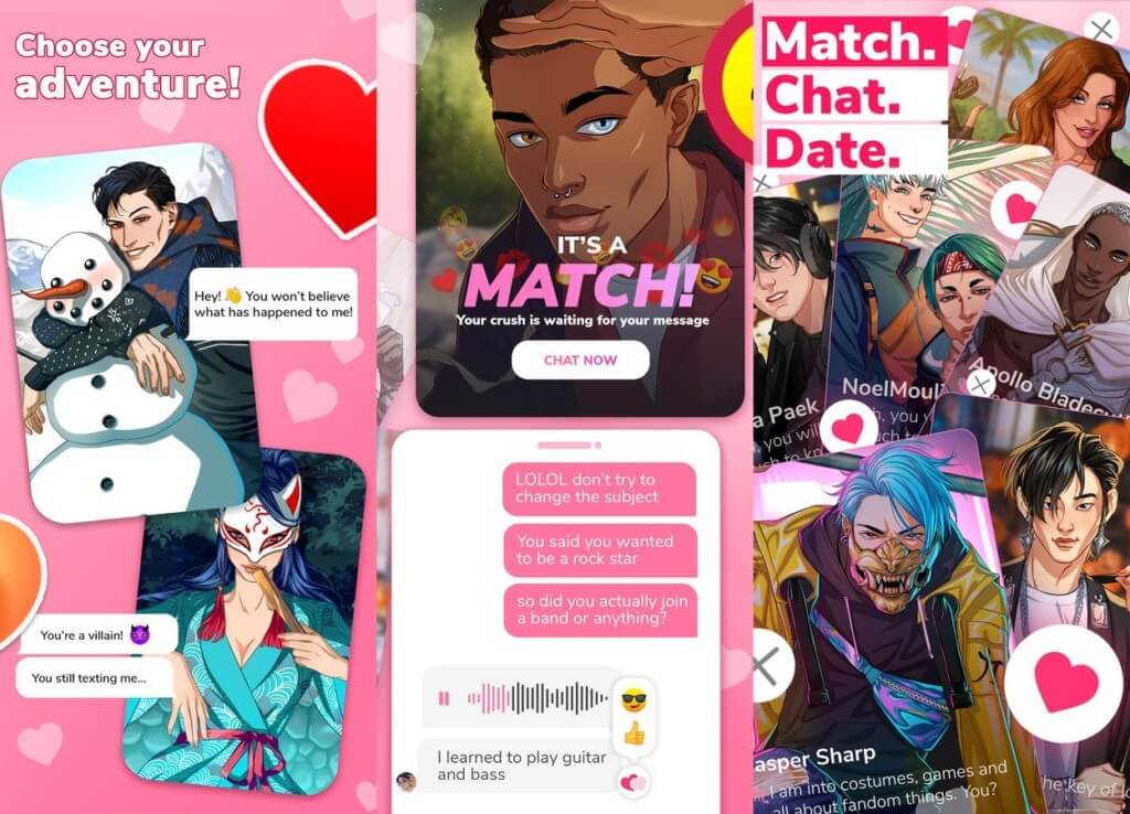 Графика и звук в игре MeChat - Love secrets