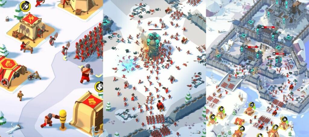 Idle Siege - захватывайте базы и превращайте их в руины