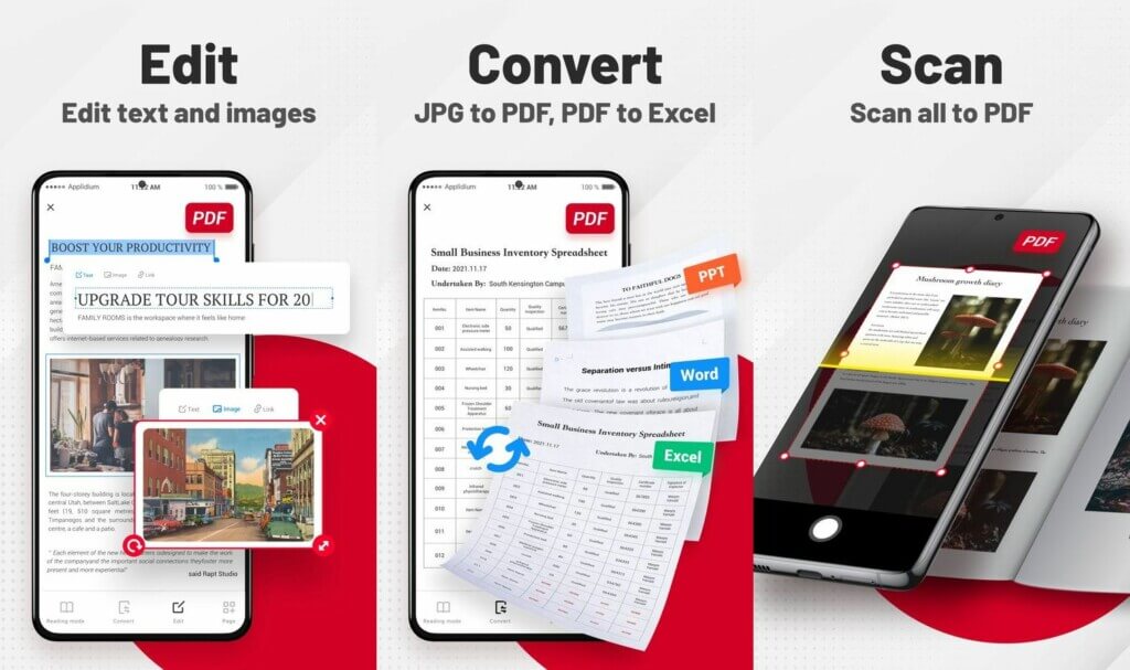 Подробнее о приложении PDF Reader Pro