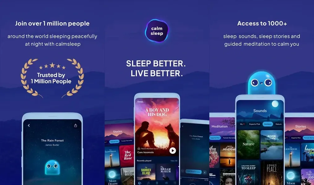 Calm Sleep – приложение, которое поможет вам быстро заснуть благодаря успокаивающим звукам
