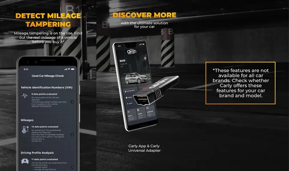 Carly — OBD2 Car Scanner — приложение, поддерживающее тщательную проверку автомобилей