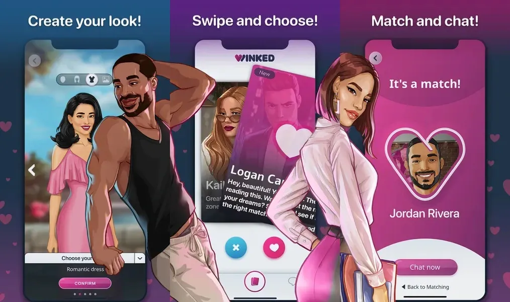 Настройте свой виртуальный профиль в игре Winked: Episodes of Romance