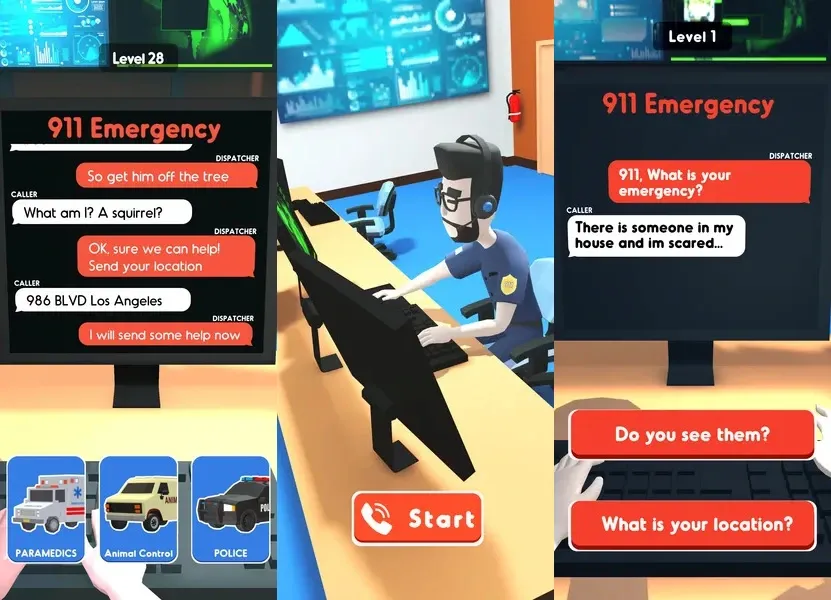 911 Emergency Dispatcher – RPG игра с задачей решения экстренных ситуаций