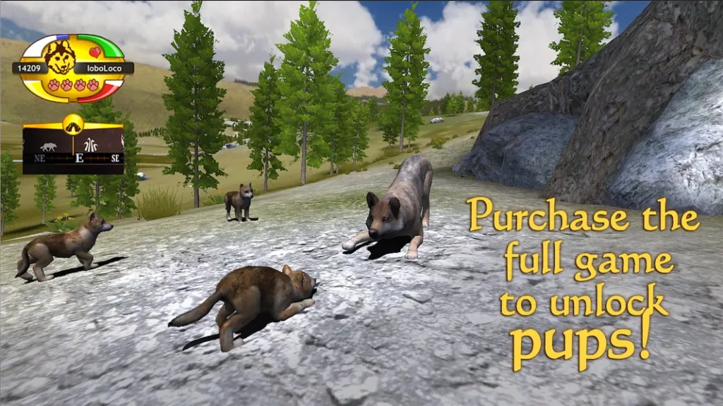 WolfQuest — игра, имитирующая жизнь дикого волка
