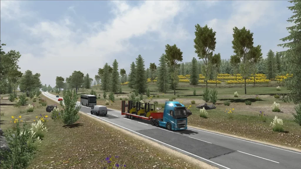 Прокатитесь по лучшим дорогам Германии в игре Universal Truck Simulator