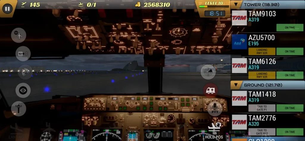 Тщательно проработанная графика в игре Unmatched Air Traffic Control