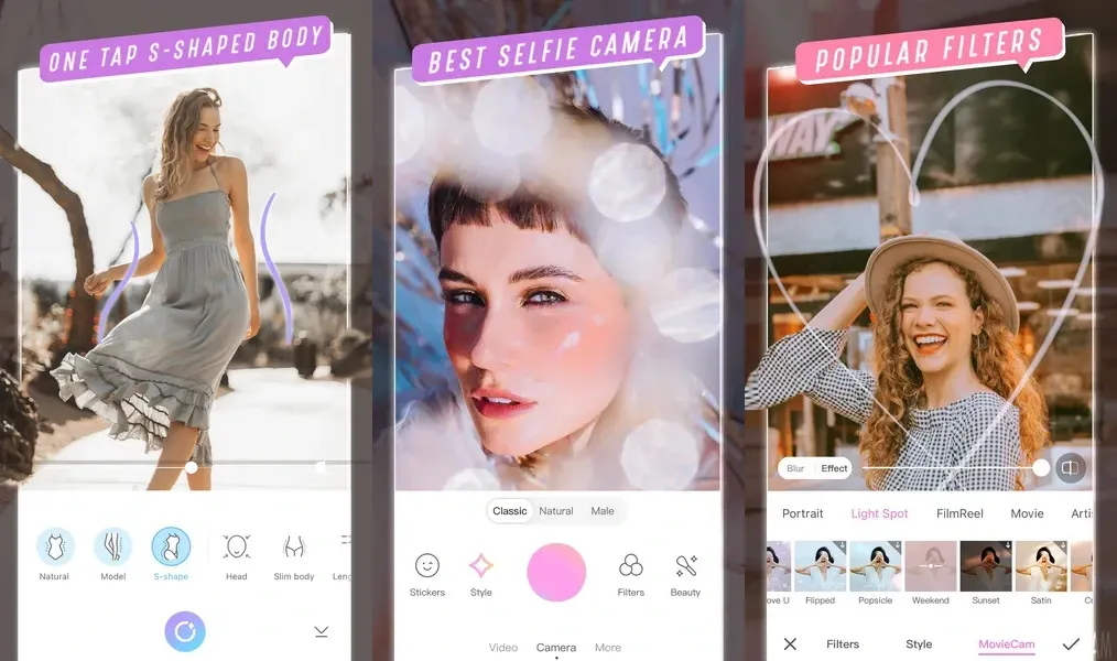 BeautyCam — приложение для редактирования фотографий со стильными цветными фильтрами