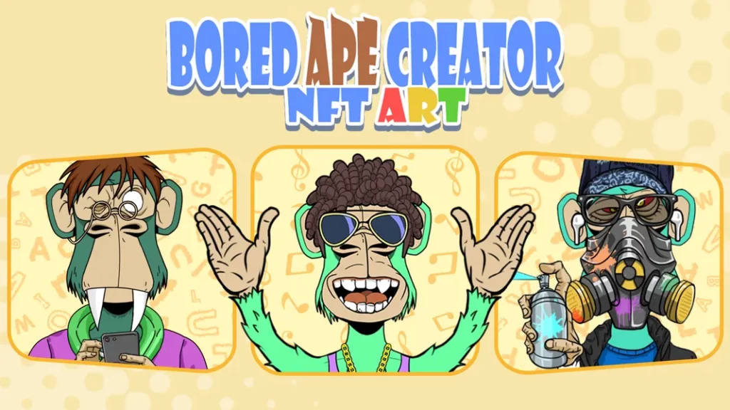 Широкий функционал в игре Bored Ape Creator