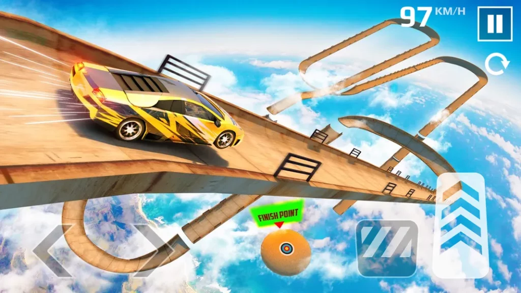 Атмосферные локации в игре GT Car Stunt Master 3D