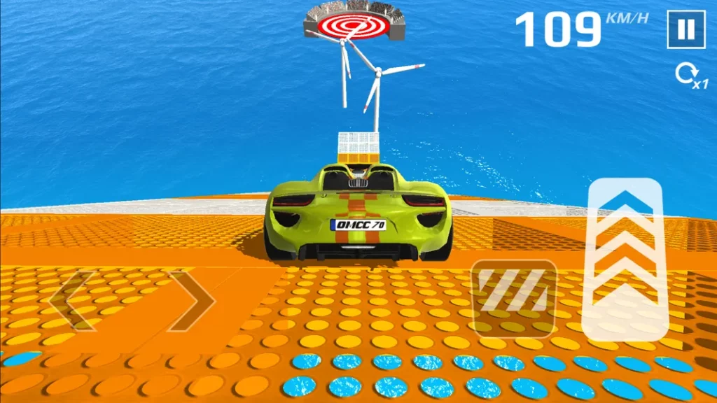 Выполняйте опасные трюки в игре GT Car Stunt Master 3D