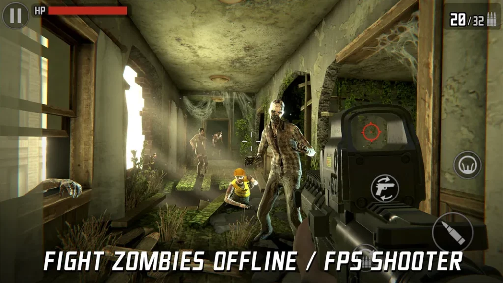 Различное оружие в игре Last Hope 3: Sniper Zombie War