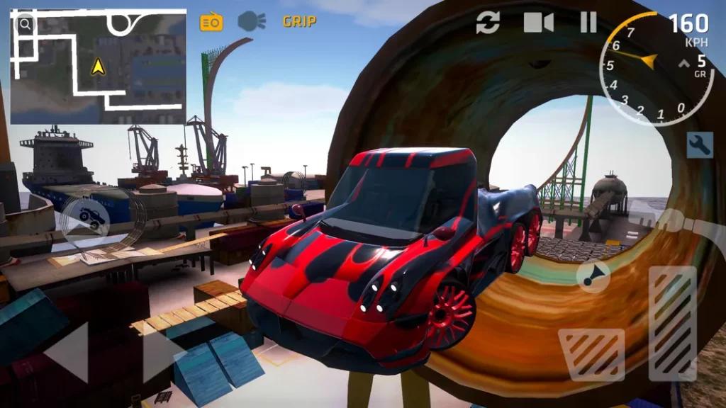 Качественная графика и звук в игре Stunt Truck Racing Simulator