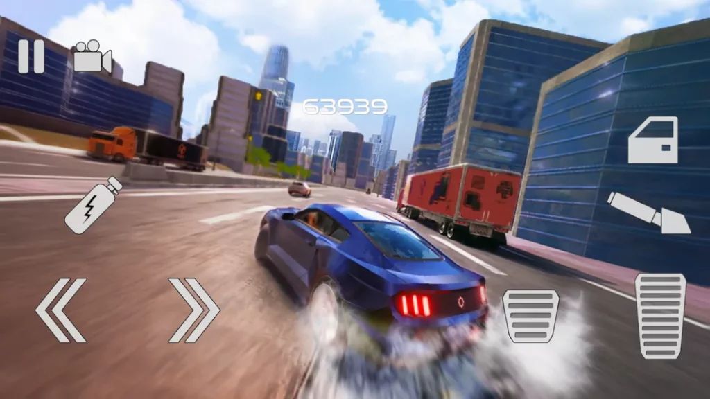 Реалистичное качество 3D-графики в игре Highway Drifter