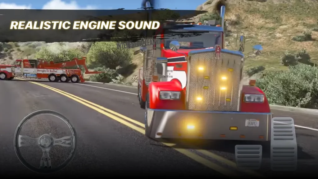 Реалистичная 3D-графика в игре Truck Simulator Games TOW USA