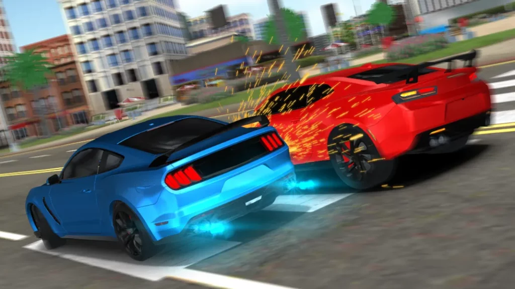 Красивые визуальные эффекты с реалистичной физикой в игре Car Real Simulator