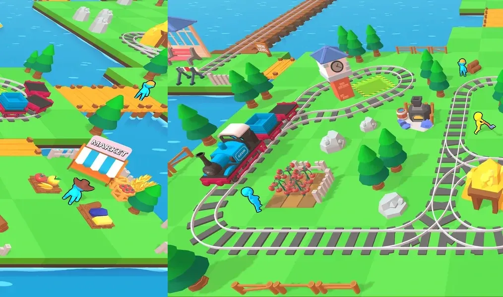 Открывайте новые земли в игре Rail Lands
