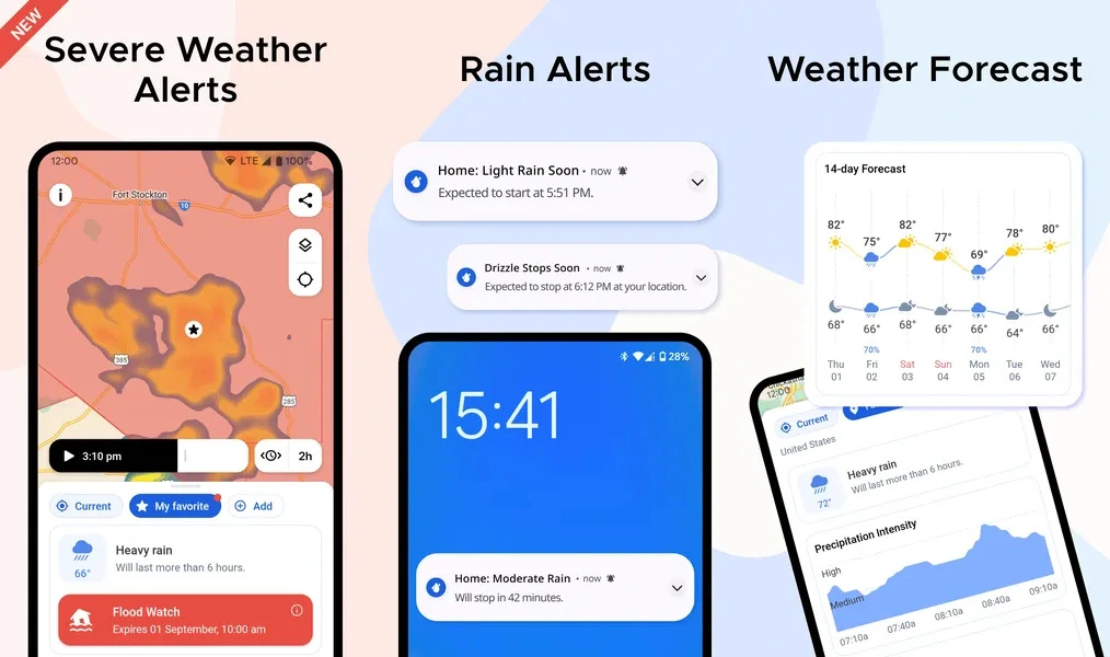 RainViewer — бесплатное приложение прогноза погоды для всех