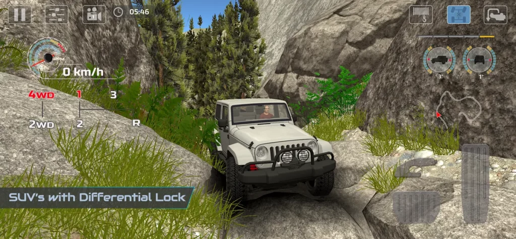 OffRoad Drive Simulator — игра-симулятор, предлагающая реалистичный опыт вождения по бездорожью