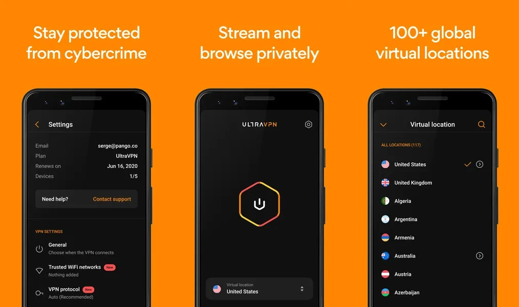 Ultra VPN — VPN-приложение, которое решает проблемы, связанные с интернетом